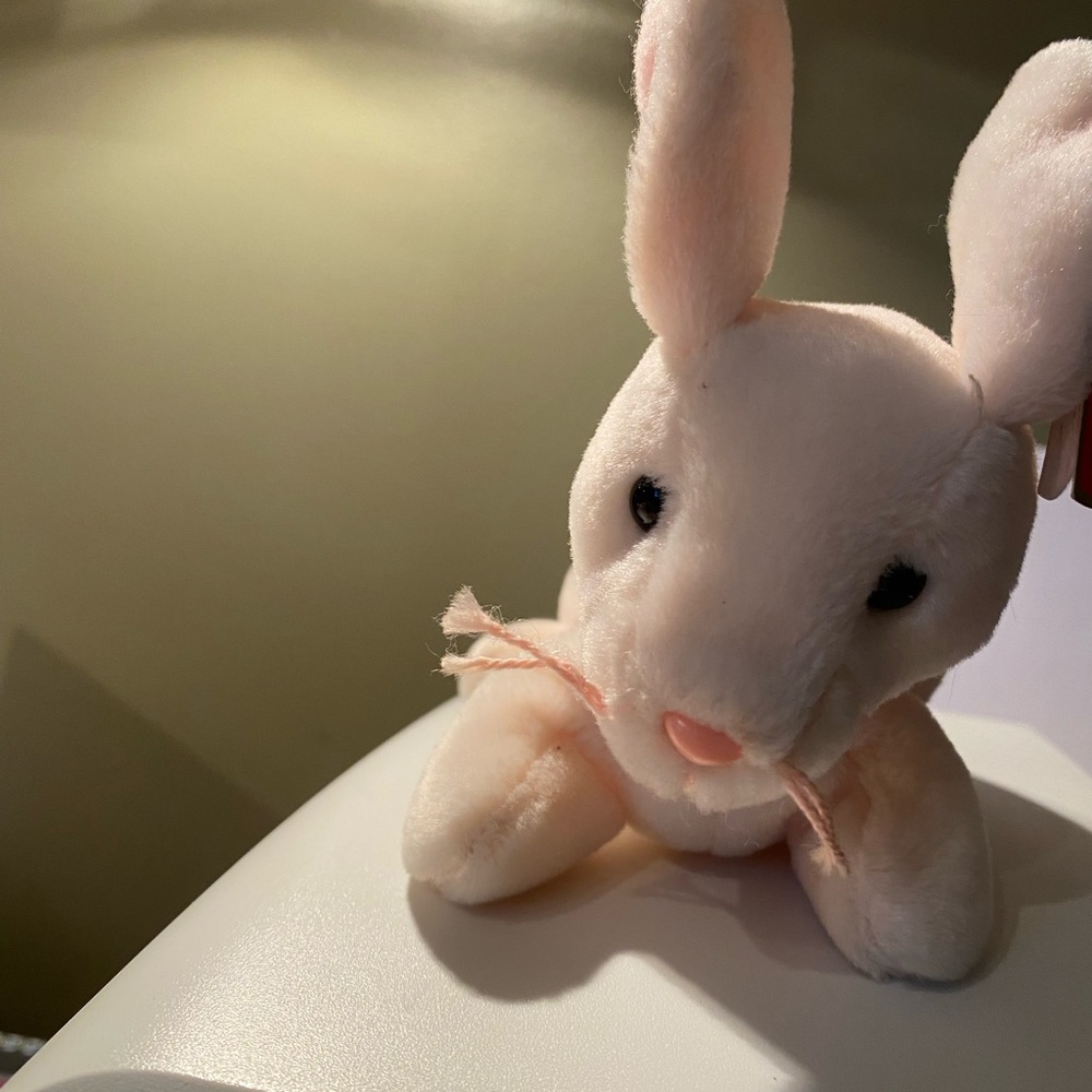 Ty beanie baby, Nibbler, the bunny.